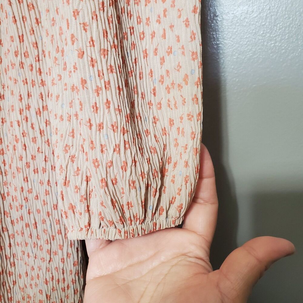 Orange Creek Dress Womens Size Small Floral Midi Cottagecore Prairie Lined - Picture 8 of 13